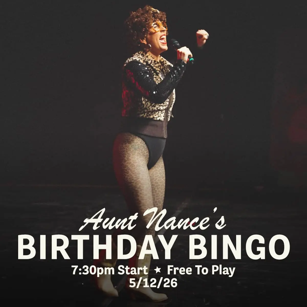 Aunt Nance's Birthday Bingo at Carol's Pub