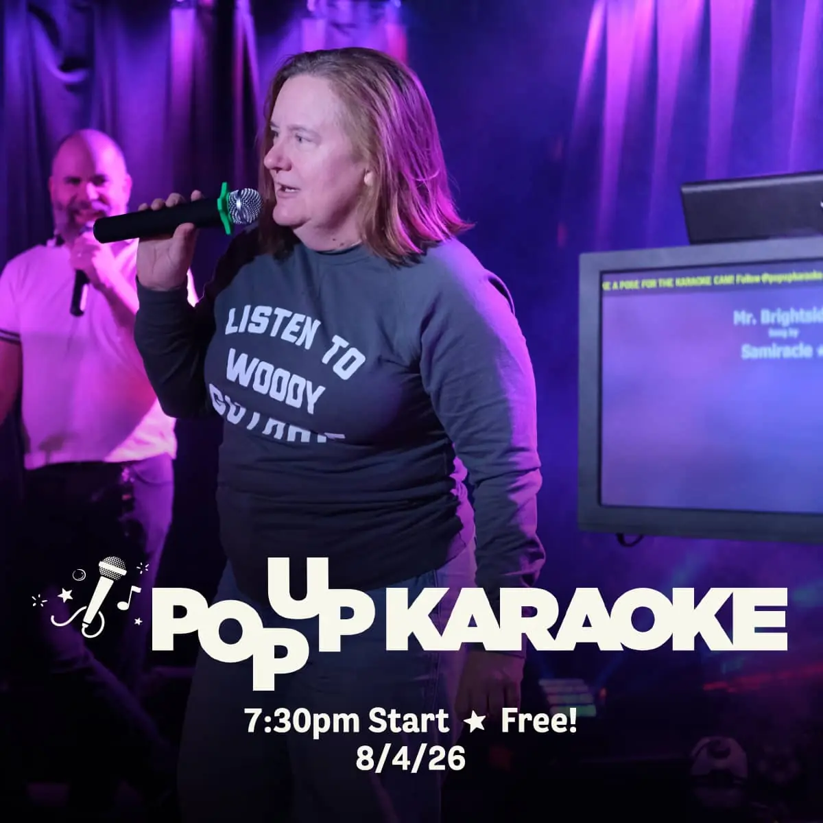Pop-Up Karaoke at Carol's Pub — Free pop-up karaoke event at Carol's Pub with three music styles: country, western, and everything else.