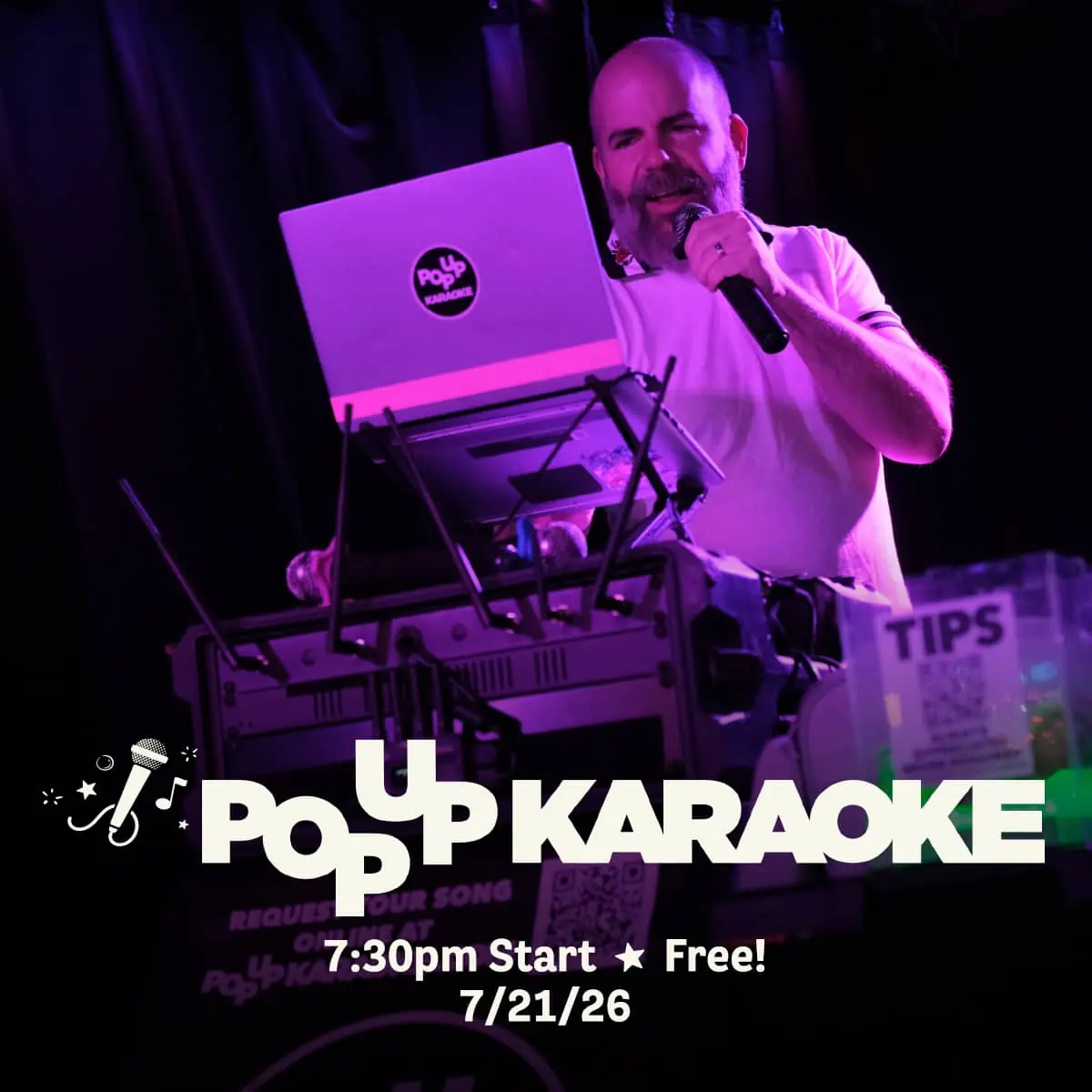 Pop-Up Karaoke at Carol's Pub — Free pop-up karaoke event at Carol's Pub with three music styles: country, western, and everything else.