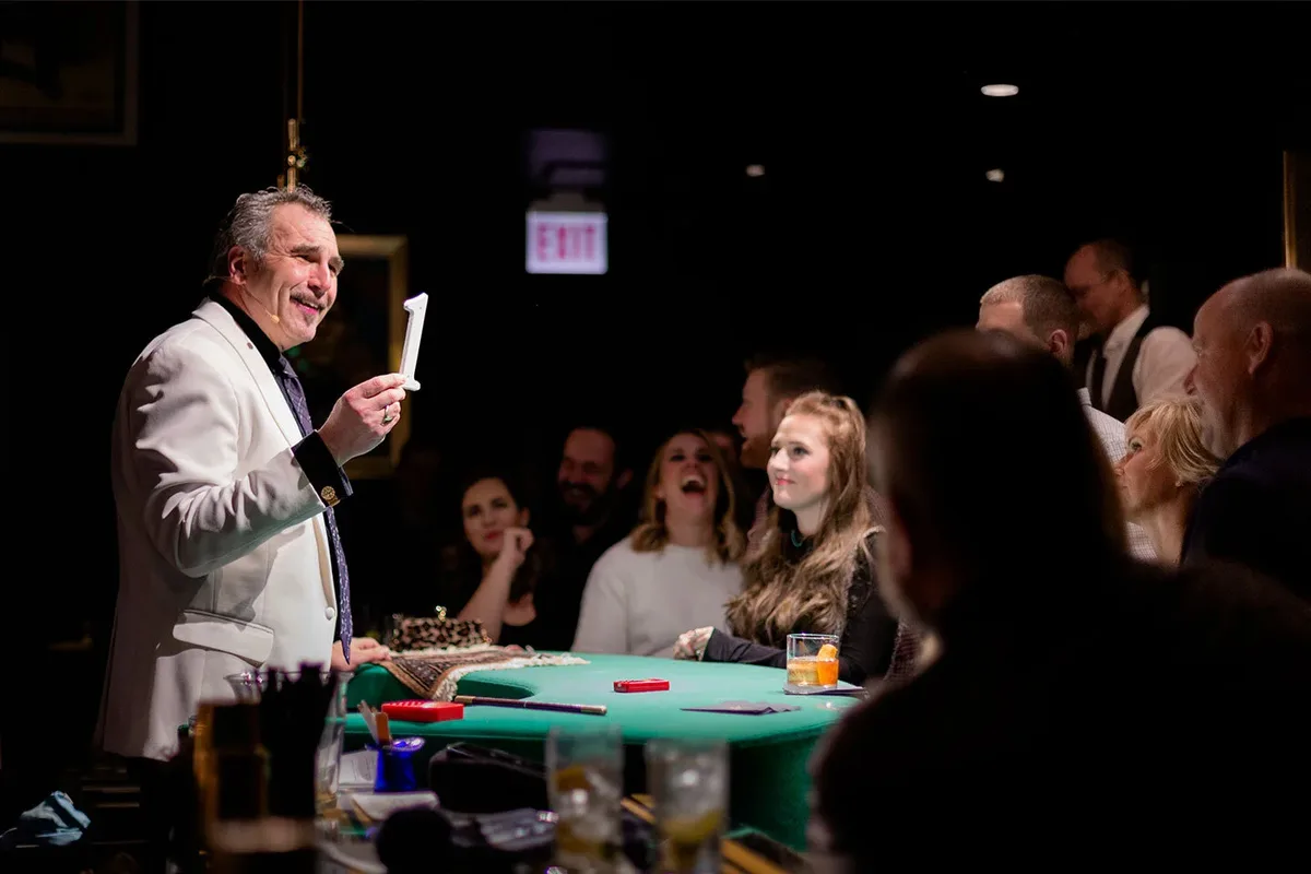 The Performance Bar at Chicago Magic Lounge — A casual, non-ticketed bar experience featuring ongoing close-up magic.