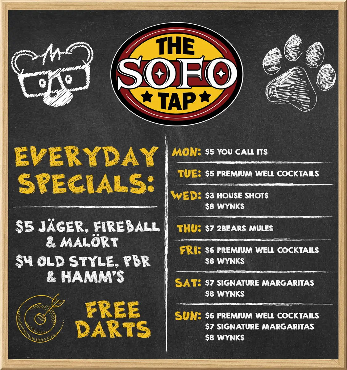Friday Specials at The SoFo Tap